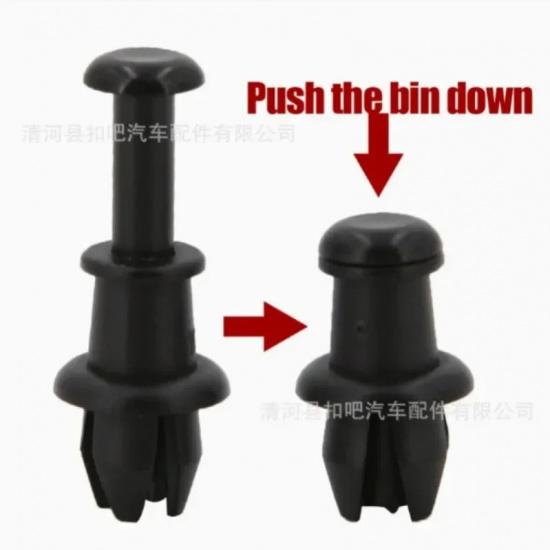 Auto Retainer Clips Buckle Interior Trim Car Door Liner Fixed Clamp Black Vehicle Trunk Luggage Cargo Rack Hook Fastener