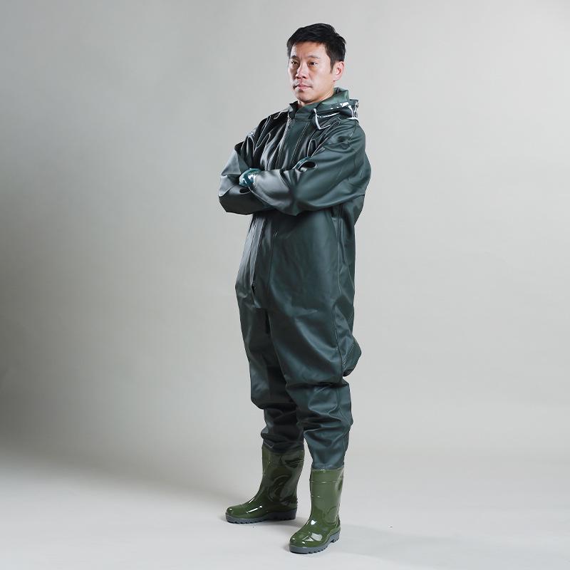Men's Premium Waders - Full-Body Fishing Suit, Lotus Root Digging Suit, One-Piece Raincoat