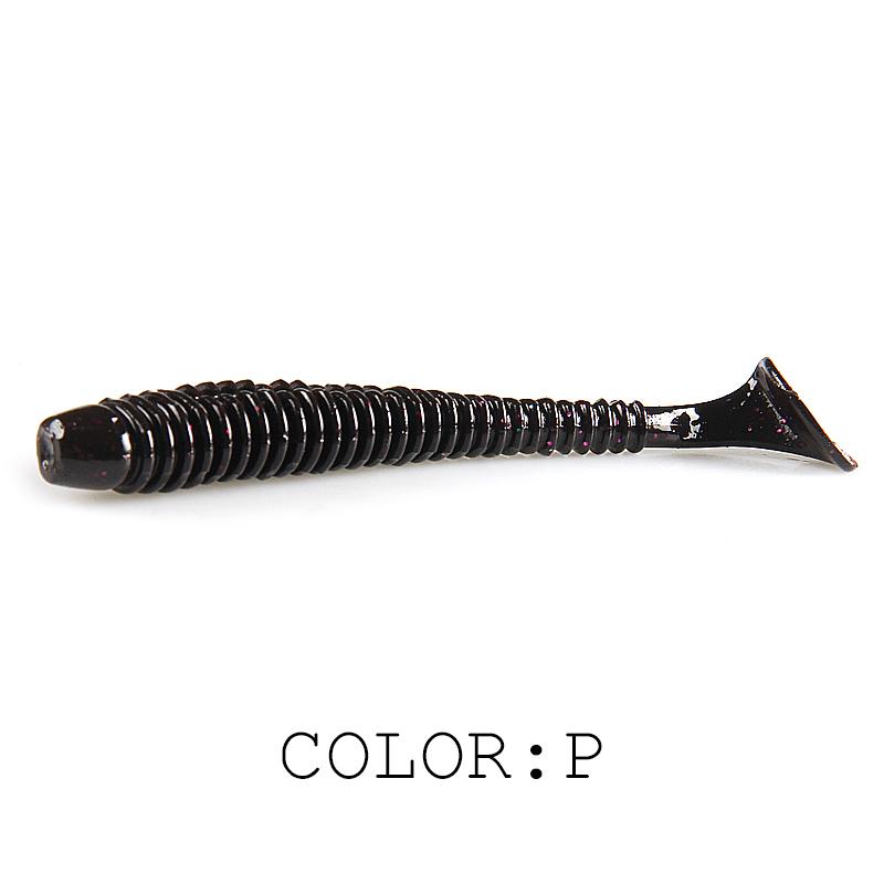 2025 HOT Impact Ring Shad Fishing Lure Soft 63mm 80mm 97mm Plastics Baits Swimbait Jigging LureBait perch Lures