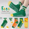 Trendy Anti-slip Mid-calf Socks for Men, Women, and Children - Ideal for Home, Indoor, Sports, and Trampoline Activities