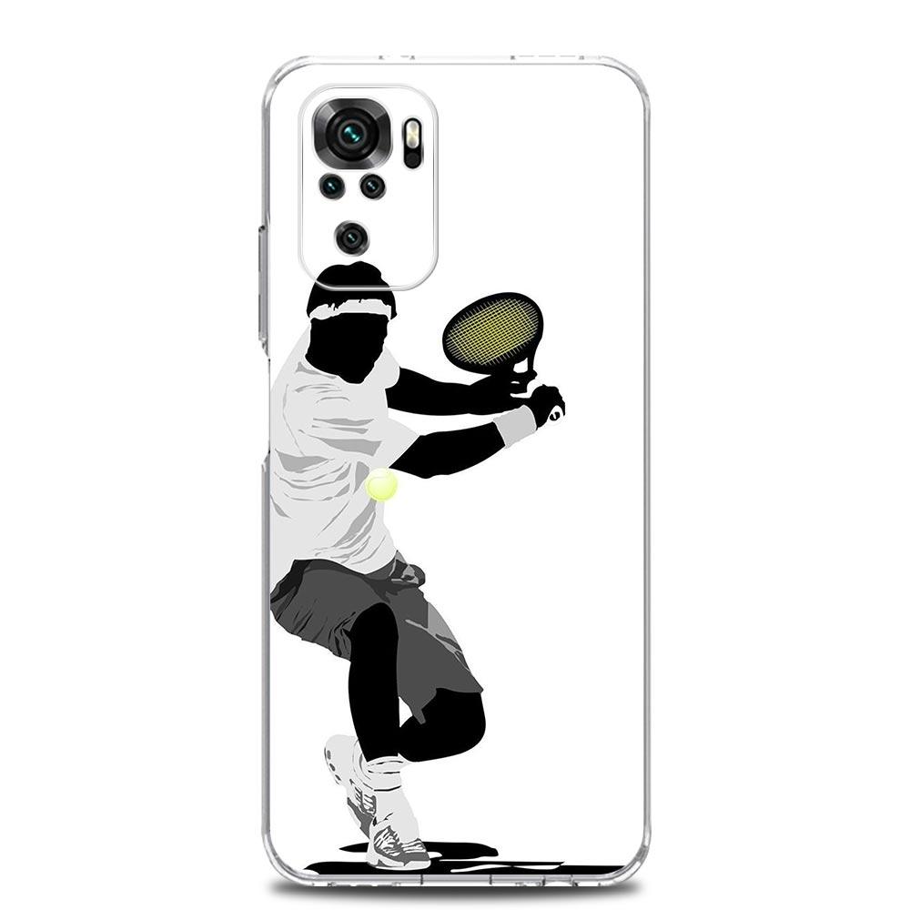 Tennis Ball Sport Phone Case For Xiaomi Redmi Note 13 12 5G 9S 9 8 10 11 Pro 4G 9T 13C 12C 10C 9C 9A 7 Clear Soft Silicone Cover