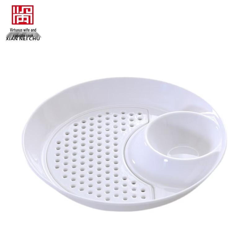Melamine Double-Layer Draining Plate