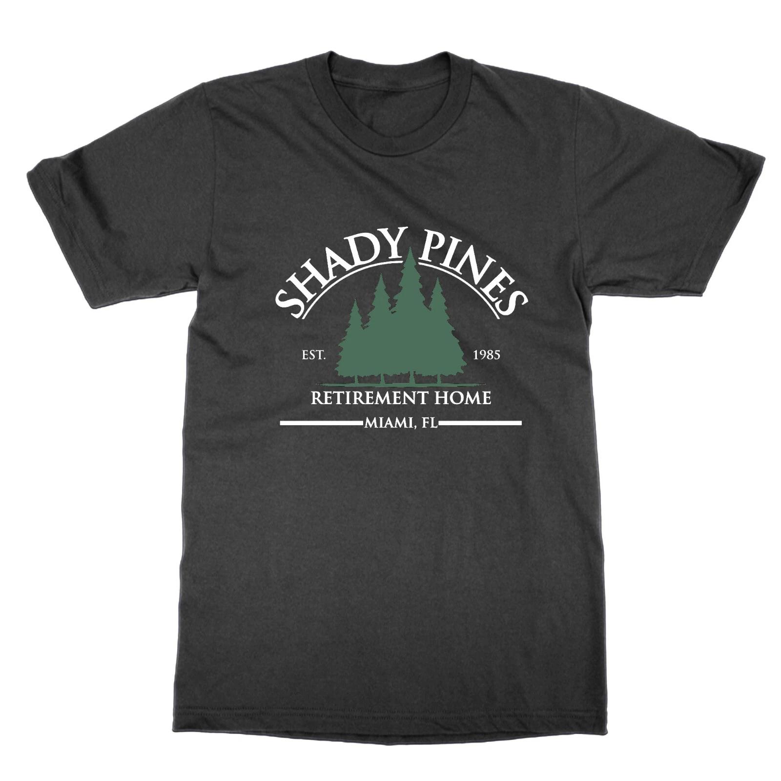 Shady Pines Pension Home T-Shirt Funny Golden Girls Nerd Top Tee Gift S