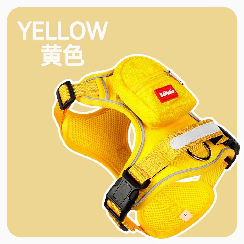 Adjustable Reflective Dog Harness With Leash Medium To Large Breeds Non-Stretch Oxford Fabric Chest Vest