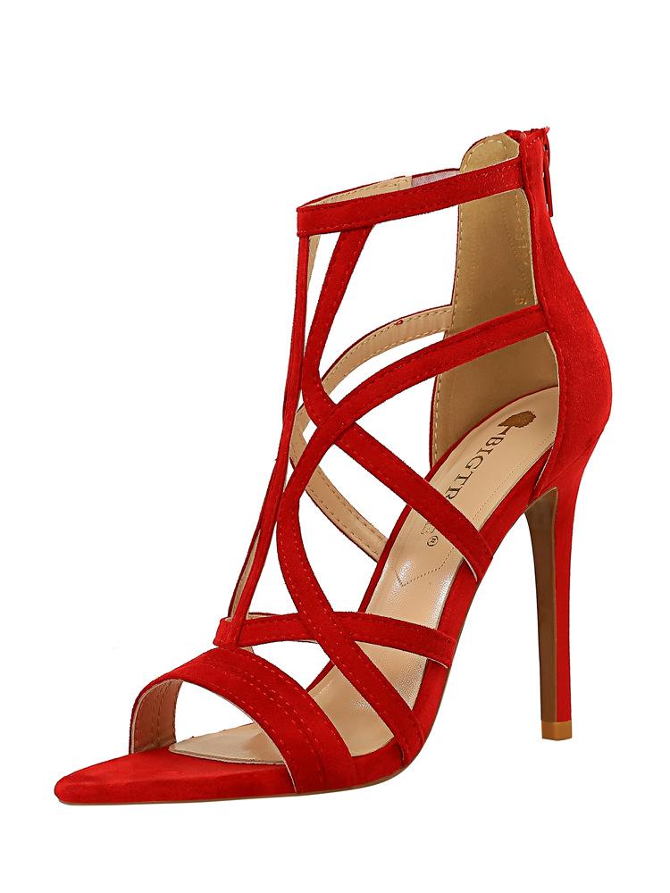Sexy Nightclub Open Toe Stiletto Sandals – Summer Fashion Women's Shoes (Sizes 33-40)