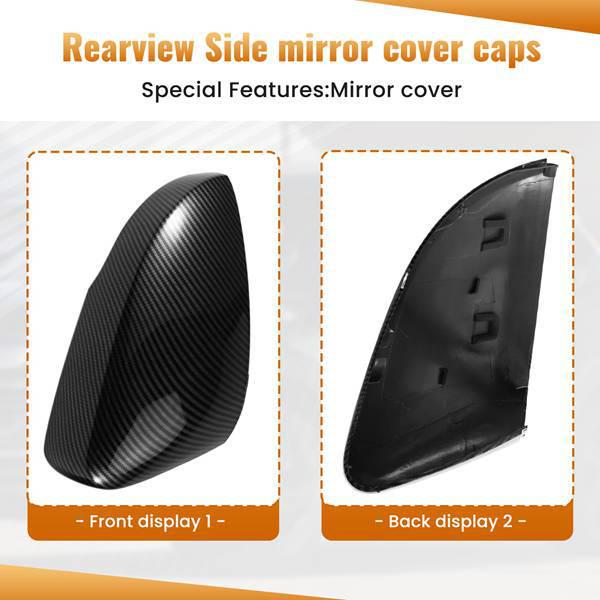 Rearview Mirror Covers for 09-17 Volkswagen Polo MK5 6R/6C - Pair