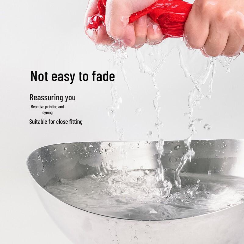 Langsha Men's Auspicious Red Cotton Boxer Briefs