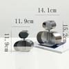 European Crystal Glass Perfume Bottle Exquisite Geometric Storage Jar Decoration Hotel Bedroom Dresser Crystal Perfume Bottle
