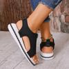 Plus Size Flat Flyknit Women's Sandals