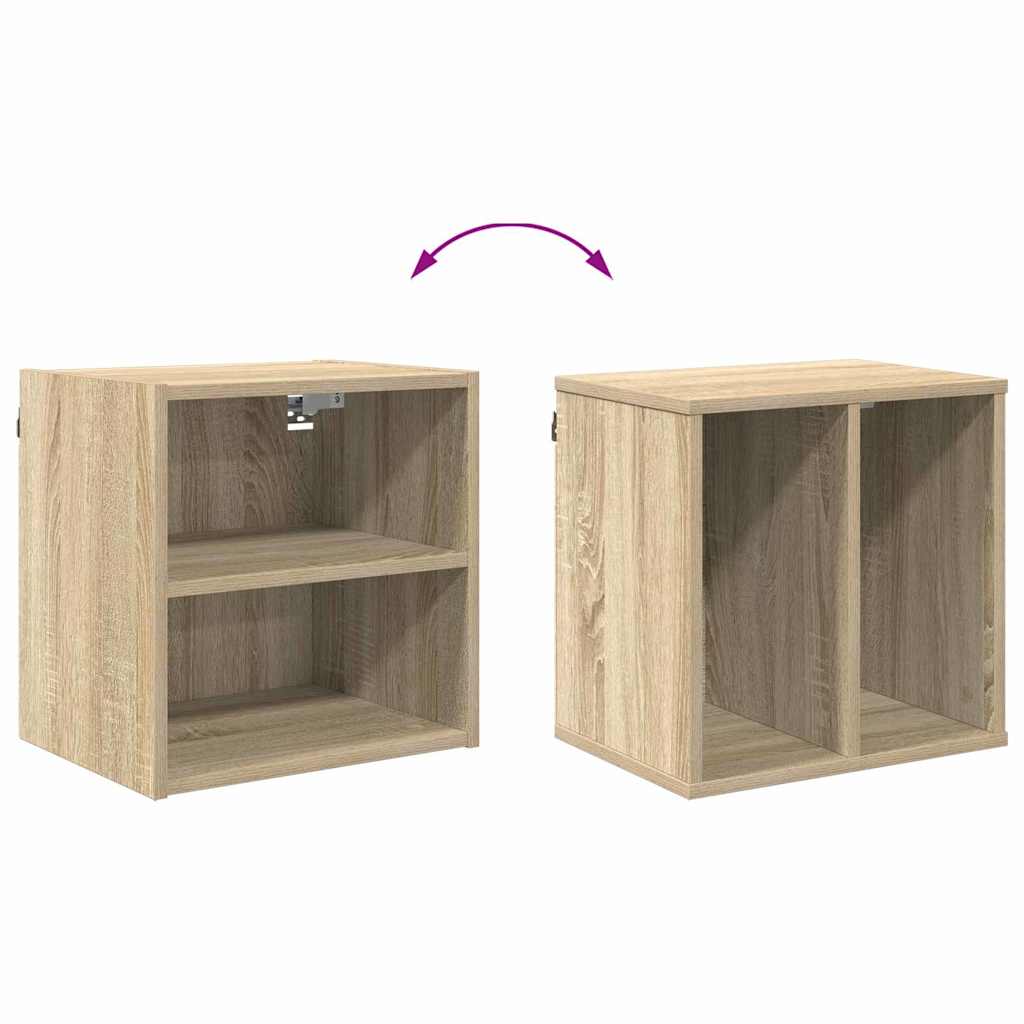 Hanging Cabinet Sonoma Oak 40 x 29.5 x 40 cm Particle Board