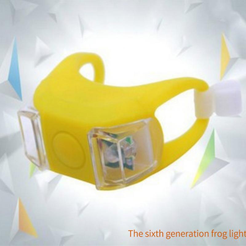 

Bicycle Light 6 Generation Frog Light Ag10 Battery Silicone Light Led Bike Frog чёрный