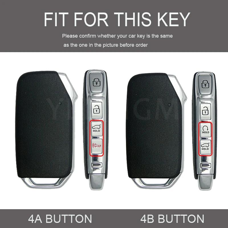 Car TPU Remote Key Fob Case Cover for Kia Ray 2023 Sportage 2022 K7 2020 Cadenza 2020 Sorento 4 Soul Telluride K3 Cerato 2020