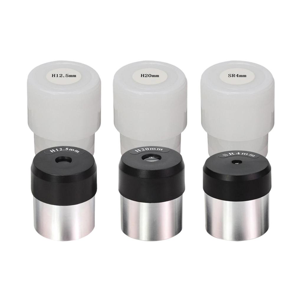Astronomy Eyepiece Lens H20mm Sr4mm H12.5mm Metal Accessory Kit Replacement Parts for Telescope Accessories