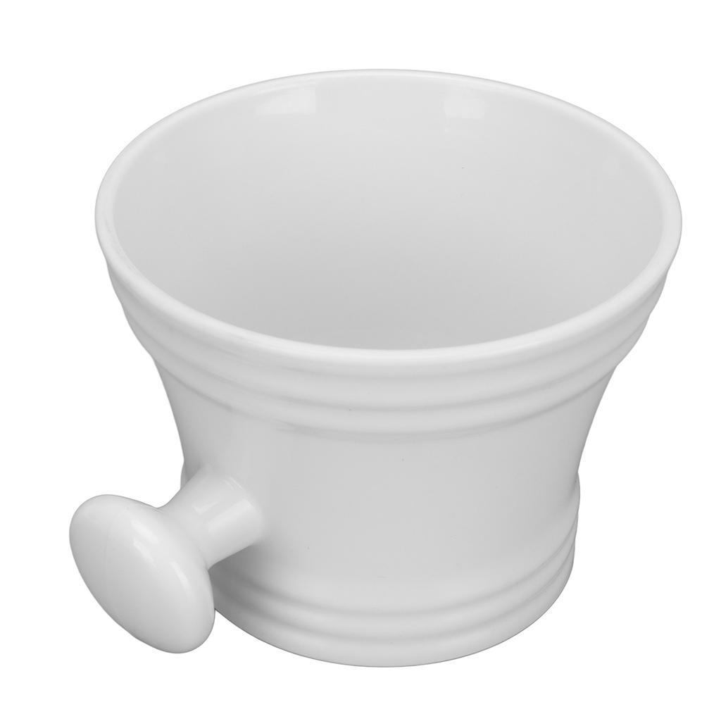 Shaving Soap Bowl Large Capacity Portable Men Shaving Mug with Handle for Home and Travel