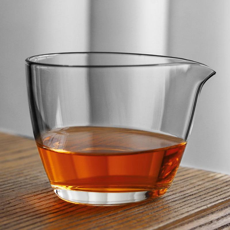Japanese Heat-resistant Glass Fair Cup Simple Transparent Teacup Household Kung Fu Tea Set Tea Infuser Water Cup Tea Accessories