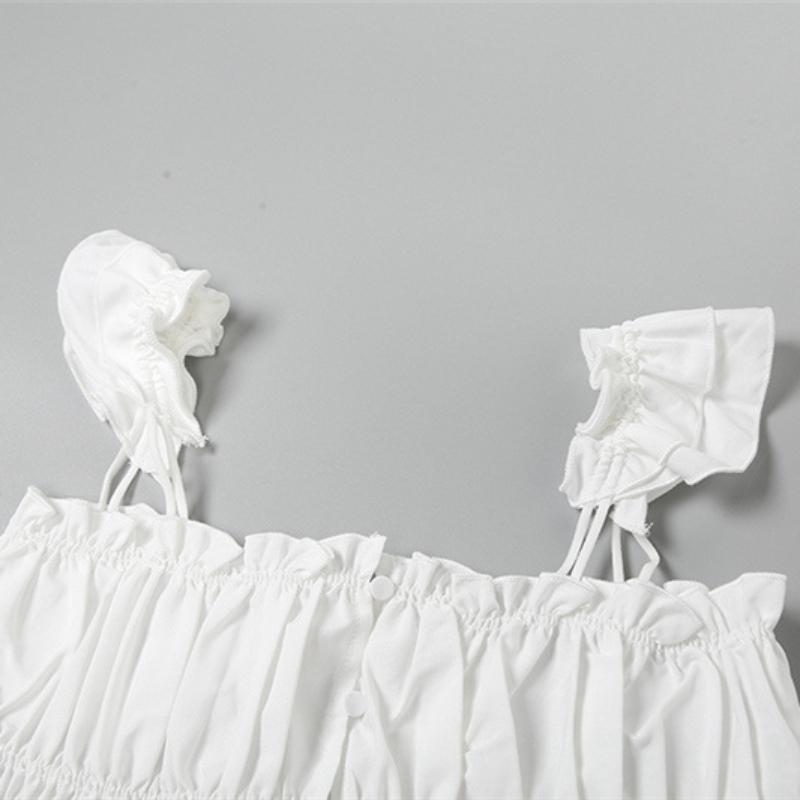 Plážové sexy sady prázdninových sukní Dámské outfity 2024 Léto Bez rukávů Crop Tops Dámské Sukně s vysokým pasem Dvoudílné sady Outfity Žena