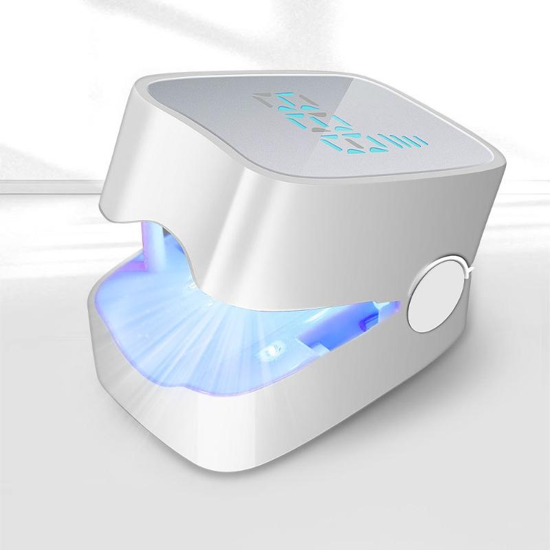1Pc Nail Fungus Lamp Utensils Intelligent Cleaning Laser Disinfection Nail Art Uv Lamp Mini Fully Automatic