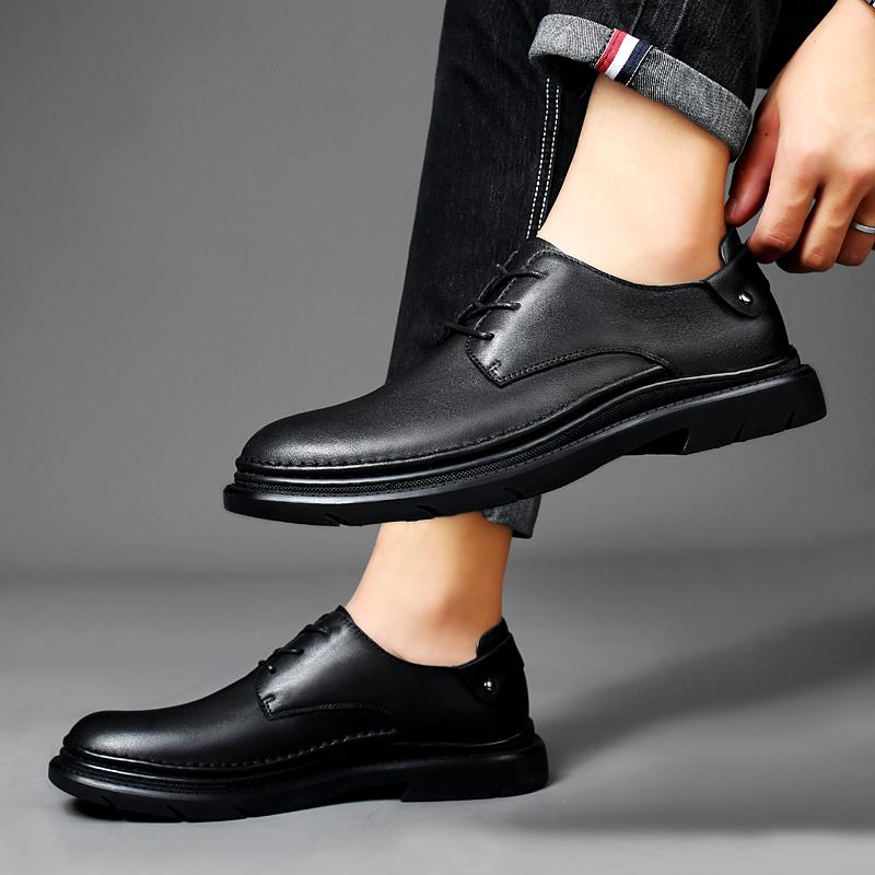 2024 Neuankömmling Schnürschuhe Herren Casual Oxfords Schuhe Hohe Qualität Herren Business Schuhe Stilvoll Echtes Leder Herren Hochzeitsschuhe