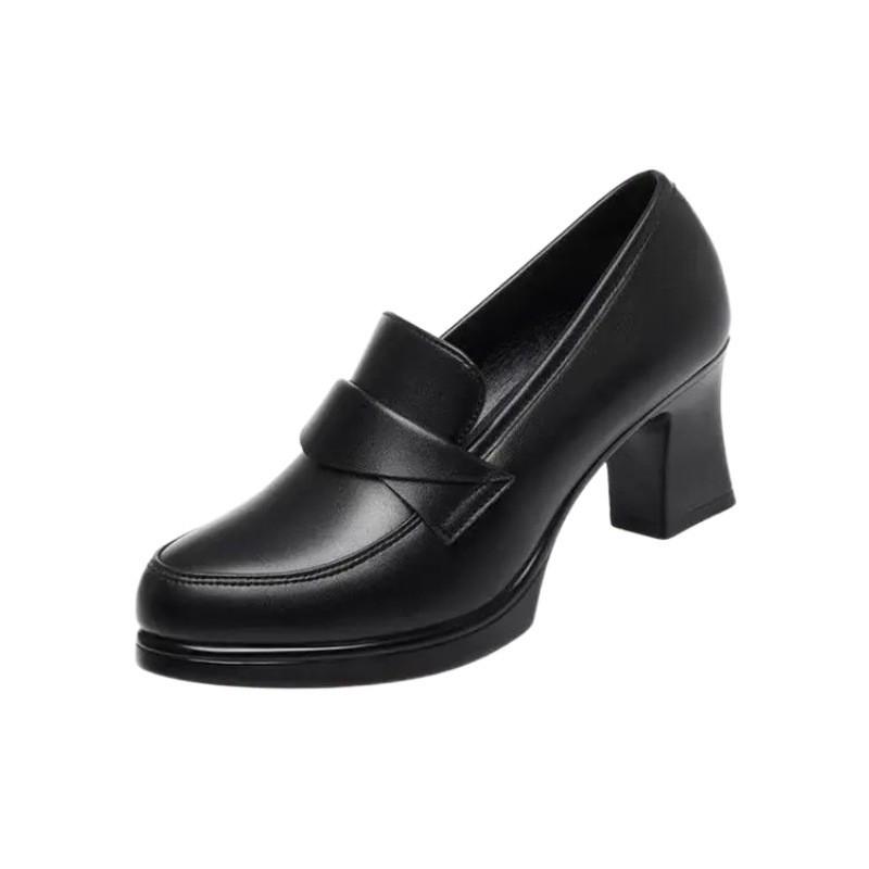 Elegant Spring Womens Loafers With Waterproof Pu Material For Office And Casual Wear
