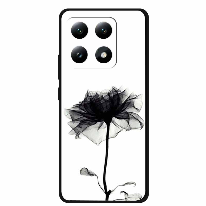 Handyhülle Für Xiaomi 15T Pro 5G Rückseite Hüllen Schwarzes Silikon Weiches Coque Für Xiaomi 15T 5G Hülle 15 T Pro 6,83" Fundas Schale