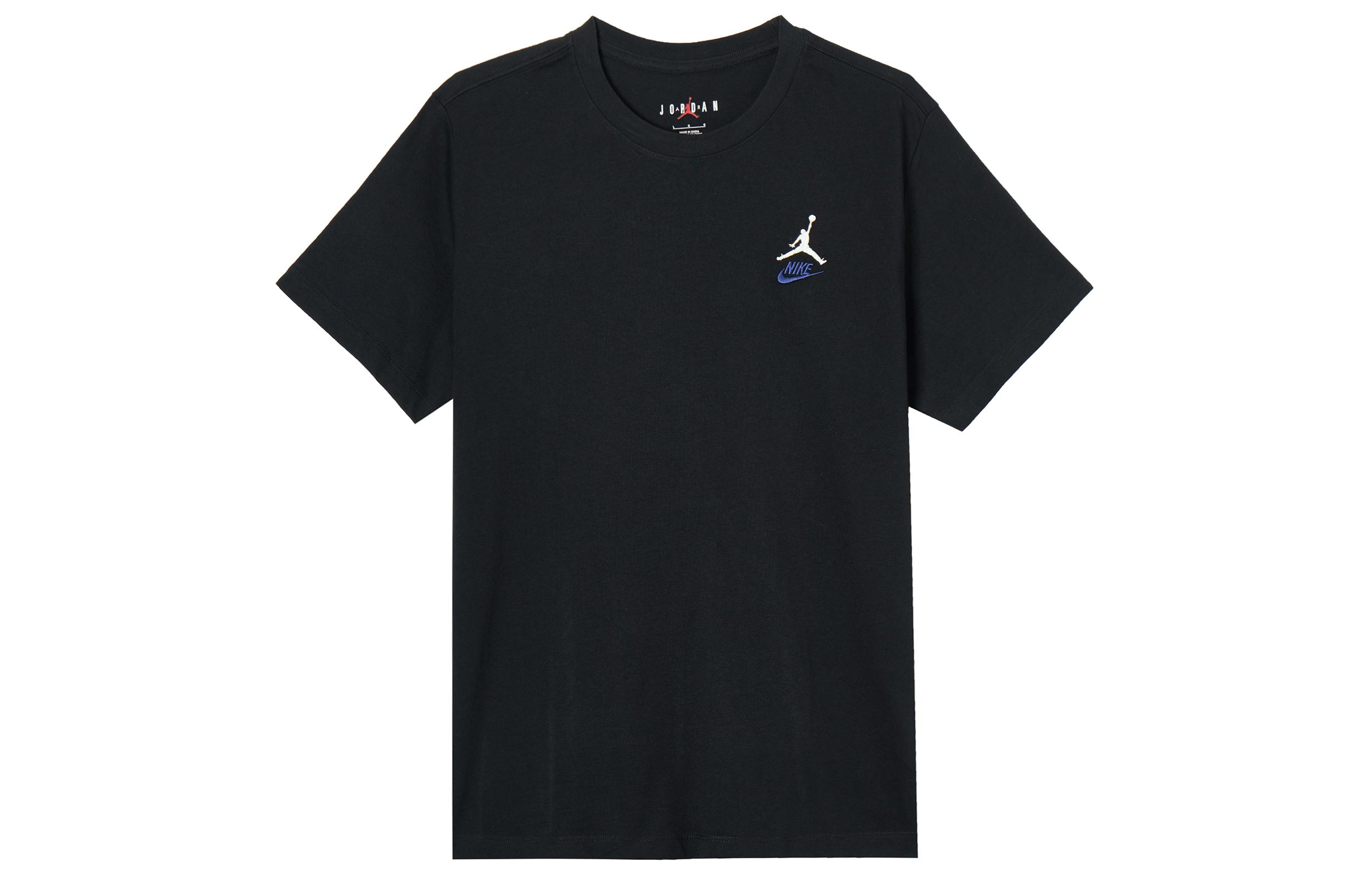 Jordan T Shirt Men s Black Sail White L