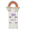 Rainbow Lace Hairpin & Headband Organizer for Kids' Room Decor