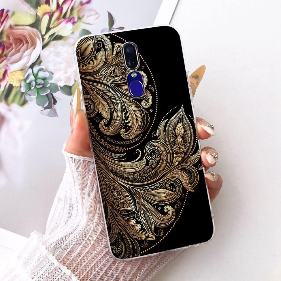 For Oppo F11 Case Cover Luxury Butterfly Love Fashion Flowers Cool Painted Phone Casing For Oppo CPH1913 CPH1911