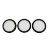 Filter 98*90*41mm Replace Accessories White Black 3pcs Vacuum Cleaner Useful