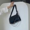 IELGY Niche Design Black Trendy Chain Bag Wild Fashion Foreign Style Single Shoulder Bag Messenger Bag