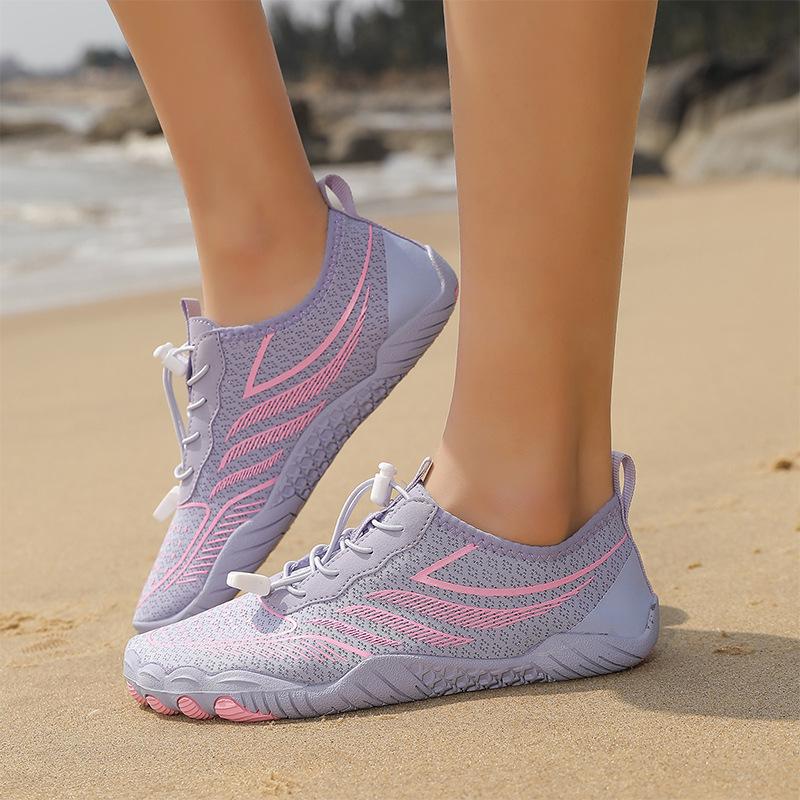 Outdoor Shuoxi Shoes Five-finger Beach Shoes Breathable Non-slip Wading Fishing Shoes Quick-drying Swimming Shoes Barefoot Shoes
