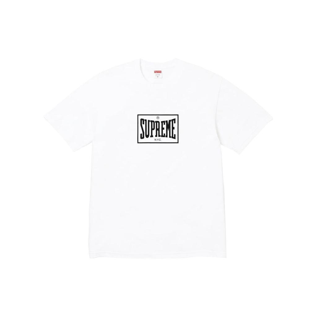 Supreme Camiseta de Aquecimento 'Verde Branco' Masculina SUP-FW23-013