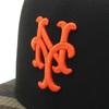 New Era 59FIFTY Side Patch Camo MLB York Mets Fitted Cap Black 2Tone Under Visor Woodland NER37C0507 Baseball Hat