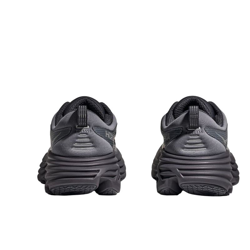 HOKA Bondi 8 Caged Stealth Tech Pack - Kolgrå Unisex Sneakers Grå Himmel 1155391-CYG