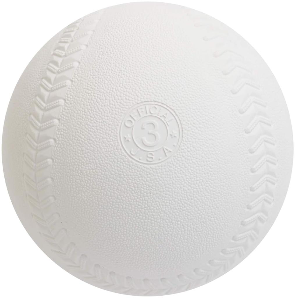 Naigai Rubber Softball Incorporated Japan Softball Association Certification Ball 3 White 6 Balls (Public Foundation) No.