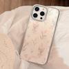 Gilded Resin Apple16promax Phone case iphone17Pink Tulip15Electroplating14Applicable to Huawei p70