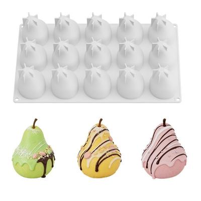 Pear Shape Pear Mold 3D Design Fondant Mold Cake Decorating French Mousse Cake Mold  Cake Making