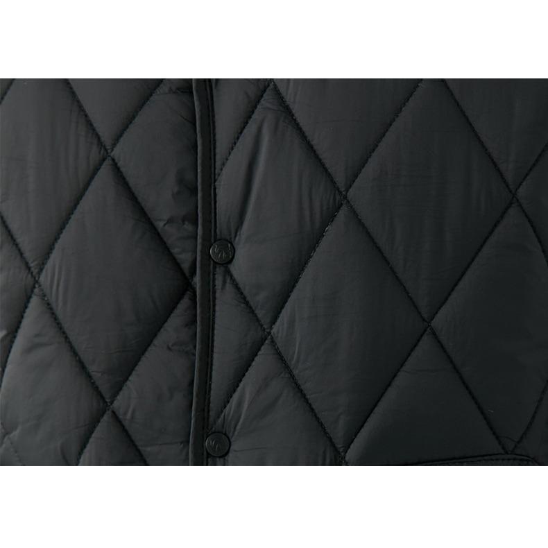 GMXIA Męska jesienno-zimowa ciepła kamizelka plus polar dla młodych i w średnim wieku, kieszeń wewnętrzna, męska krótka kamizelka zapinana na guziki w romby