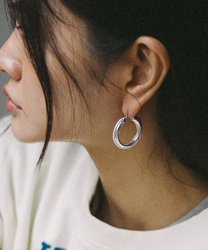 Worthword Wgca Twisted Bold Ring Earrings_2 Types