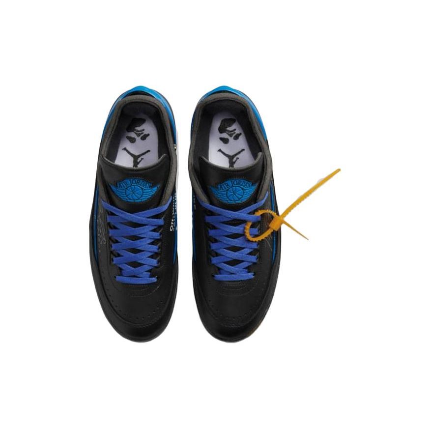 Off-White x Air Jordan 2 Retro Low SP Nero Varsity Royal Sneakers Unisex DJ4375-004