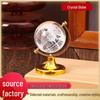 Mini Transparent Crystal Glass Globe Ornament for Home Decor