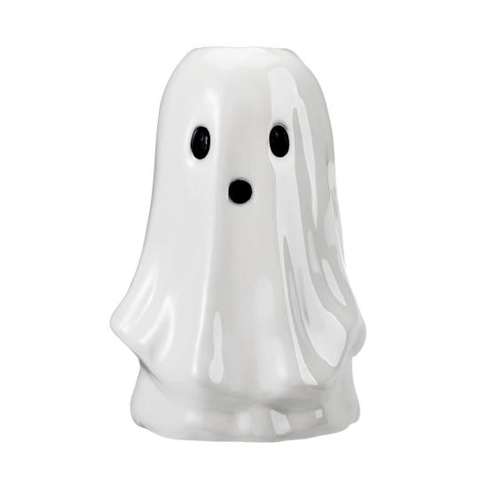 Halloween Ghost Candlestick Holder Cute Resin Ghost Taper Candle Holder for Wedding Halloween Bedroom Living Room Table Decor