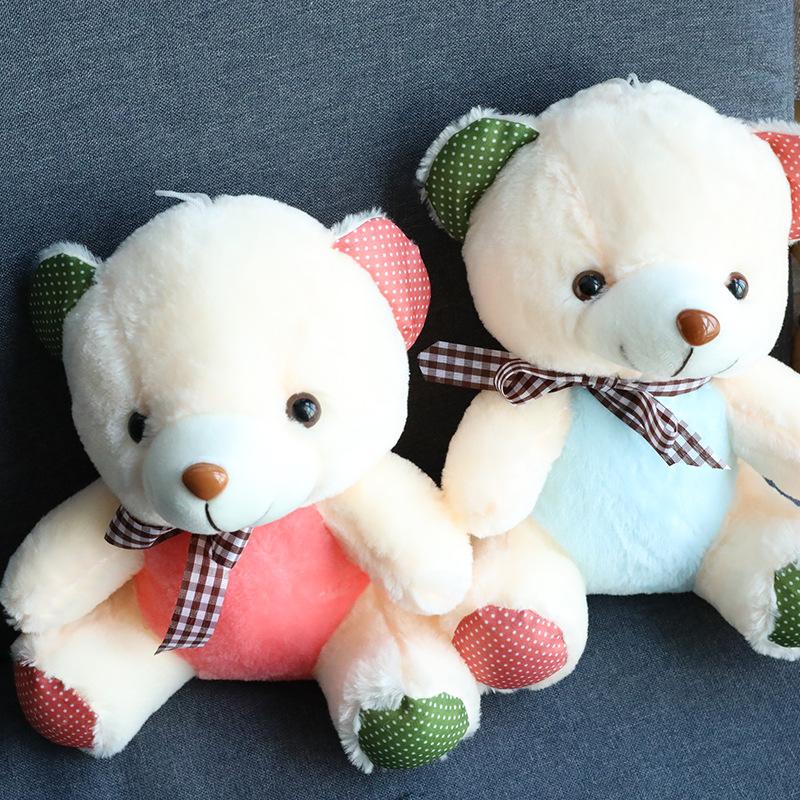 Diandian Bear Plush Doll Plush Toy Ring Gift Seven-Inch Eight-Inch Grab Machine Doll Affordable
