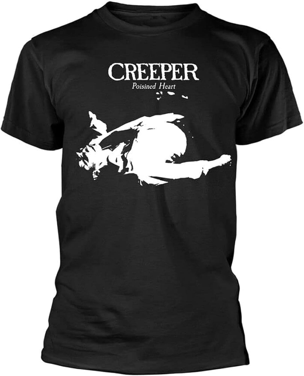 Men s Creeper Poisoned Heart T Shirt - New Official Men s T Shirt Fashion Casual Cool Teehirts L чёрный