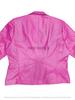 Women's Jacket Pink Handmade Leather Lambskin Stylish Casual Fashionable Motorcycle Wear