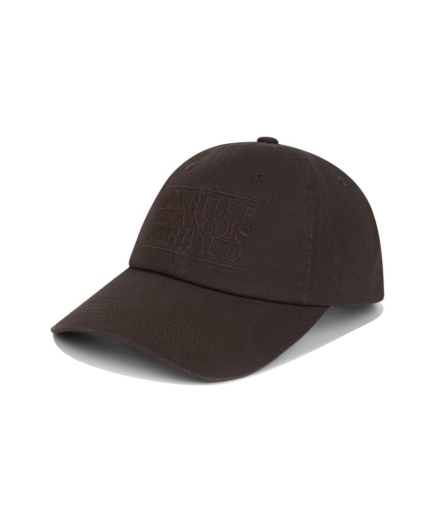 Malittepeulangsowajeobeo Classic Logo Covered Cap Dark Brown