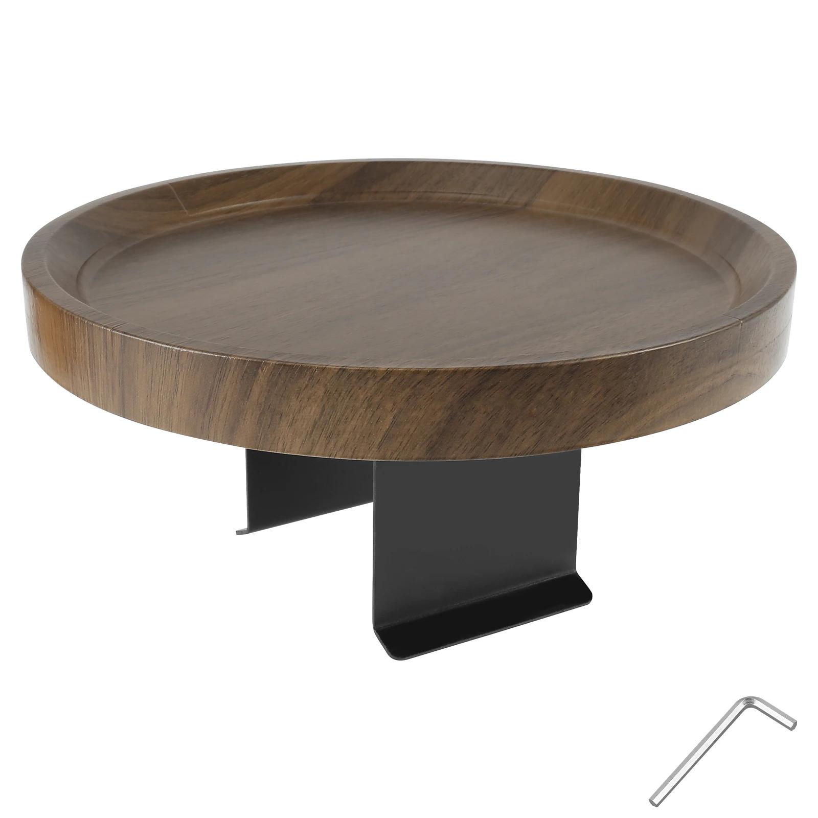 

Wooden Sofa Armrest Storage Tray Multifunctional Anti-slip Adjustable Couch Arm Holder Sofa Side for Drinks dessert Organizers
