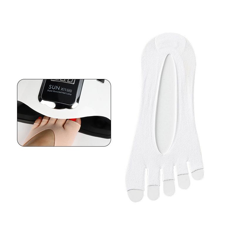 

Foot Covers For Gel Nail Lamp Nail Art Skin Care Anti Uv Glove Protect Foot From Uv 1 Pair Foot Protection Covers For Manicures