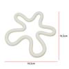 Silicone Trivet Mat Creative Heat Resistant Drinking Cup Mat Drinks Coaster for Countertop Table Cafe Pots and Pans Home