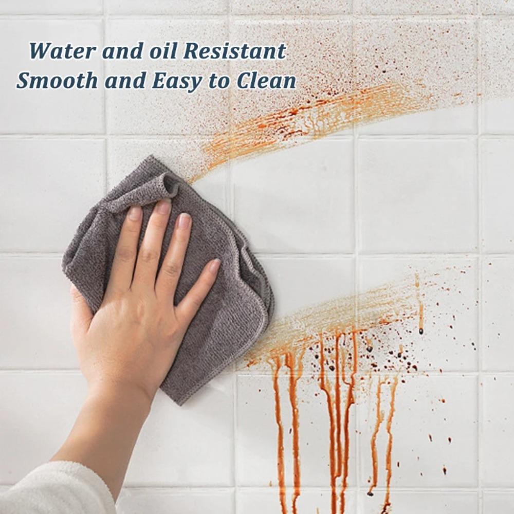 Anti-dirty Kitchen Oil Proof Wall Sticker Electrostatic Wall Protective Film  Cabinet