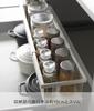 Yamazaki Tower Under-Sink Extendable Rack, Slim, White, Approx. W55.5-90 X D12.5 X H7.5cm, Kitchen Rack, Spice Rack, Under-Sink Storage, Product